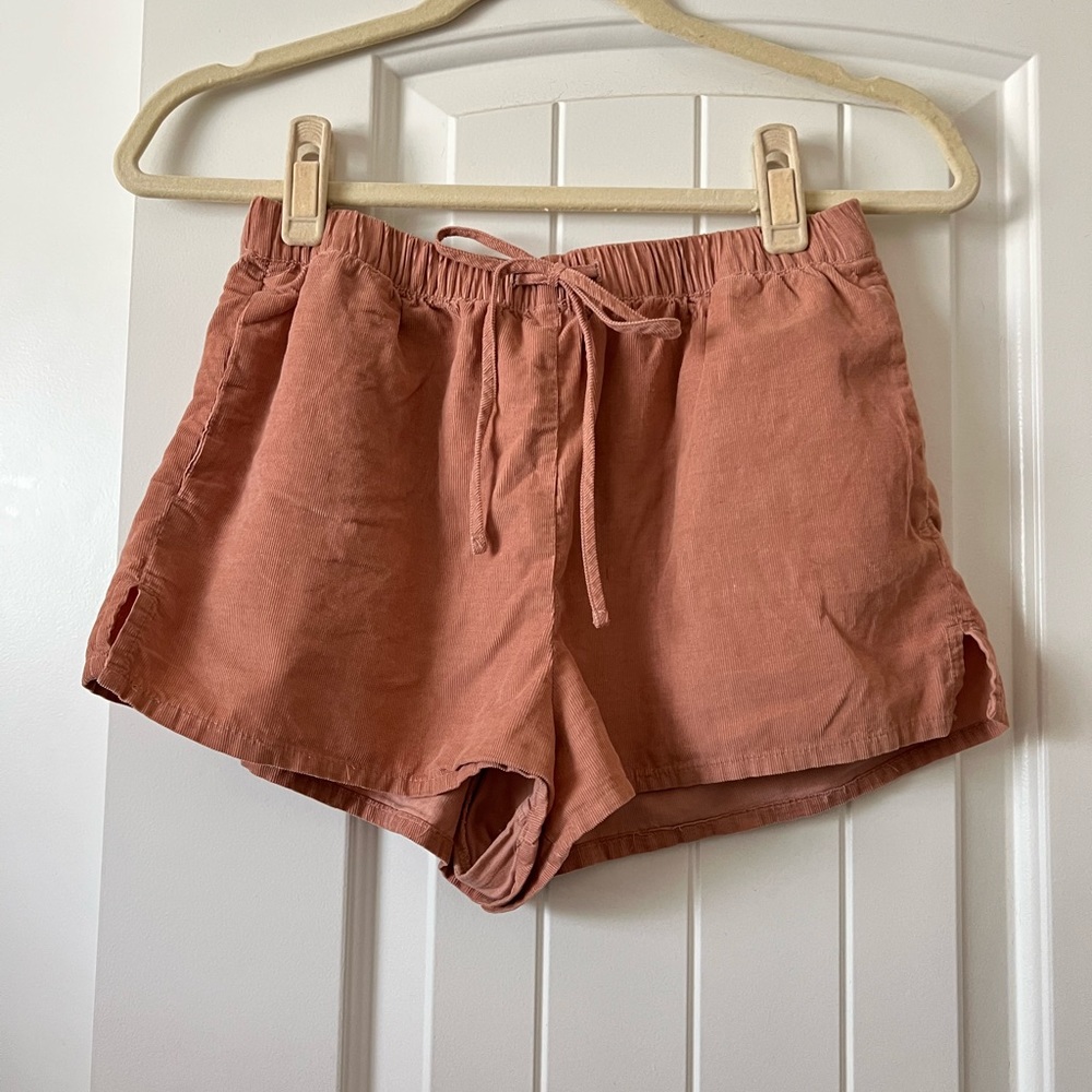 Blush Drawstring Shorts